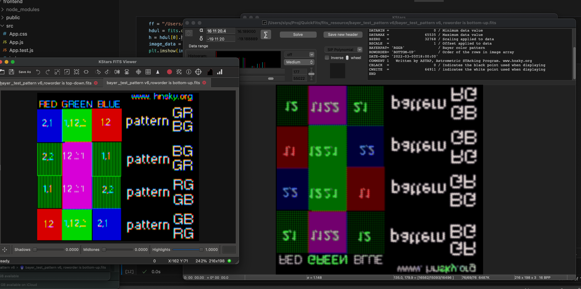 Kstars vs ASTAP BOTTOM-UP